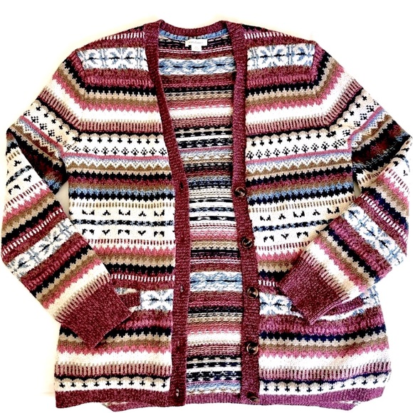 Sundance Fair Isle Cardigan - Size XS - Picture 2 of 9